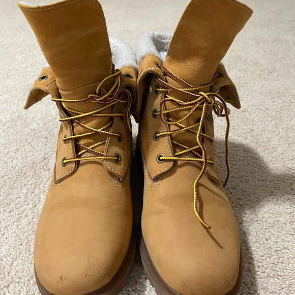 Timberland fleece fold down boots - Picture 2 of 10